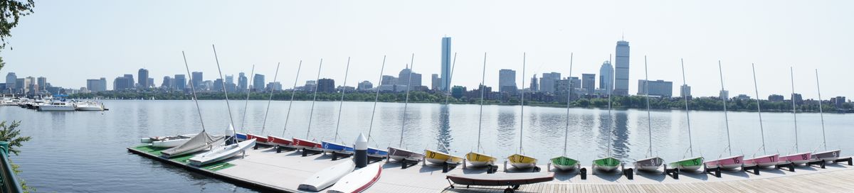 Boston's skyline shot from Cambridge with a Sony NEX-3 18-55mm.