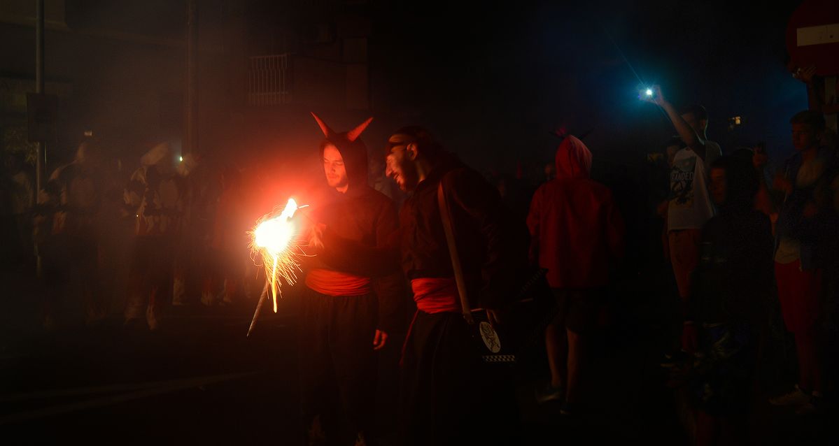 FIESTA DE LA NIT DEL FOC EN HOSPITALET DE L'INFANT