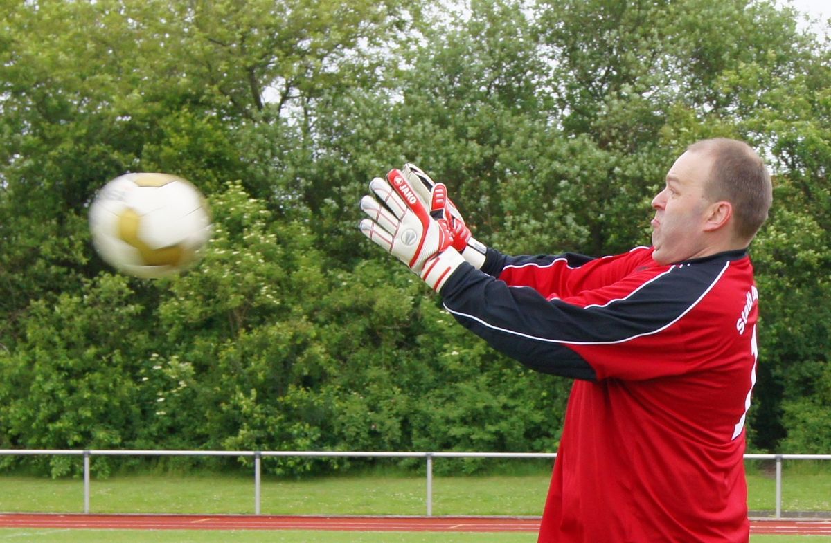 Man sollte keine Angst vor dem Ball haben!