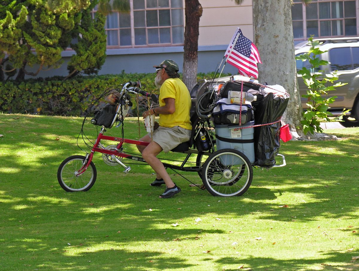 Everything is big in America. Vagabonden har styr på tingene. Fra San Francisco