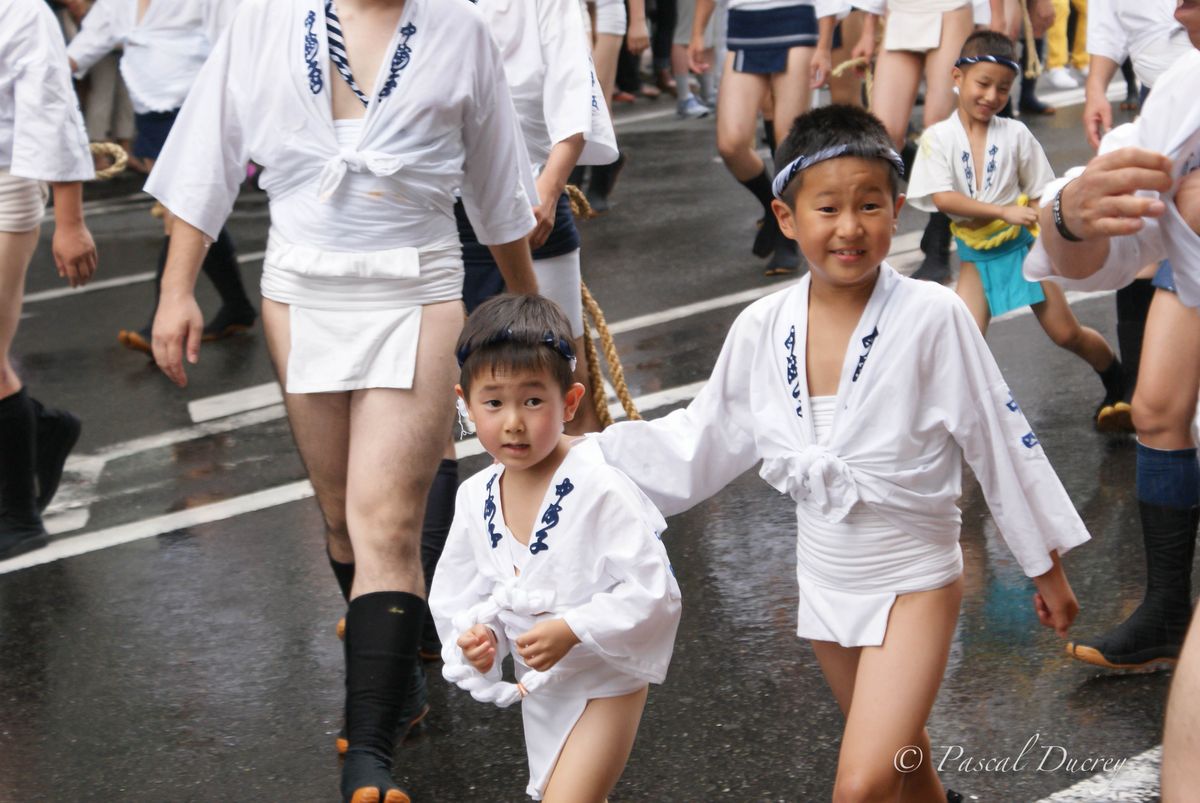 Le festival des chars décorés Hakata Gion Yamaksa