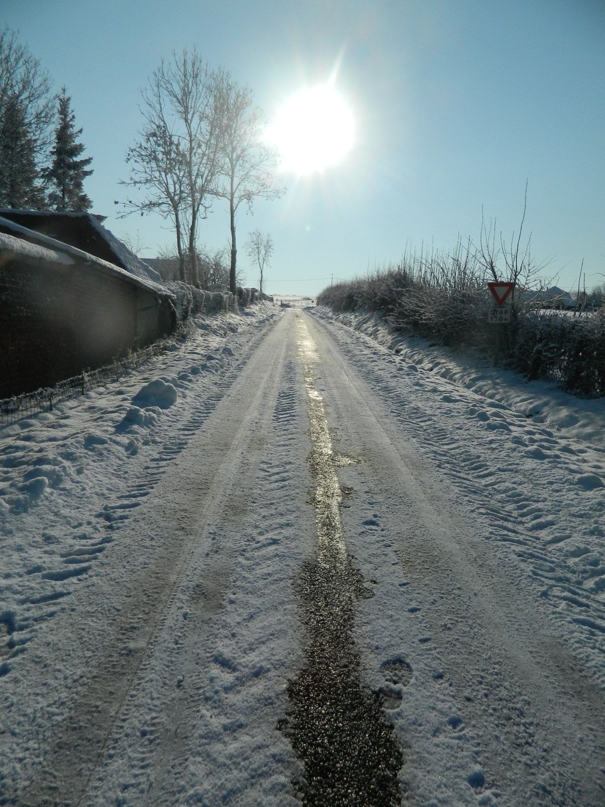 Rue enneigée 