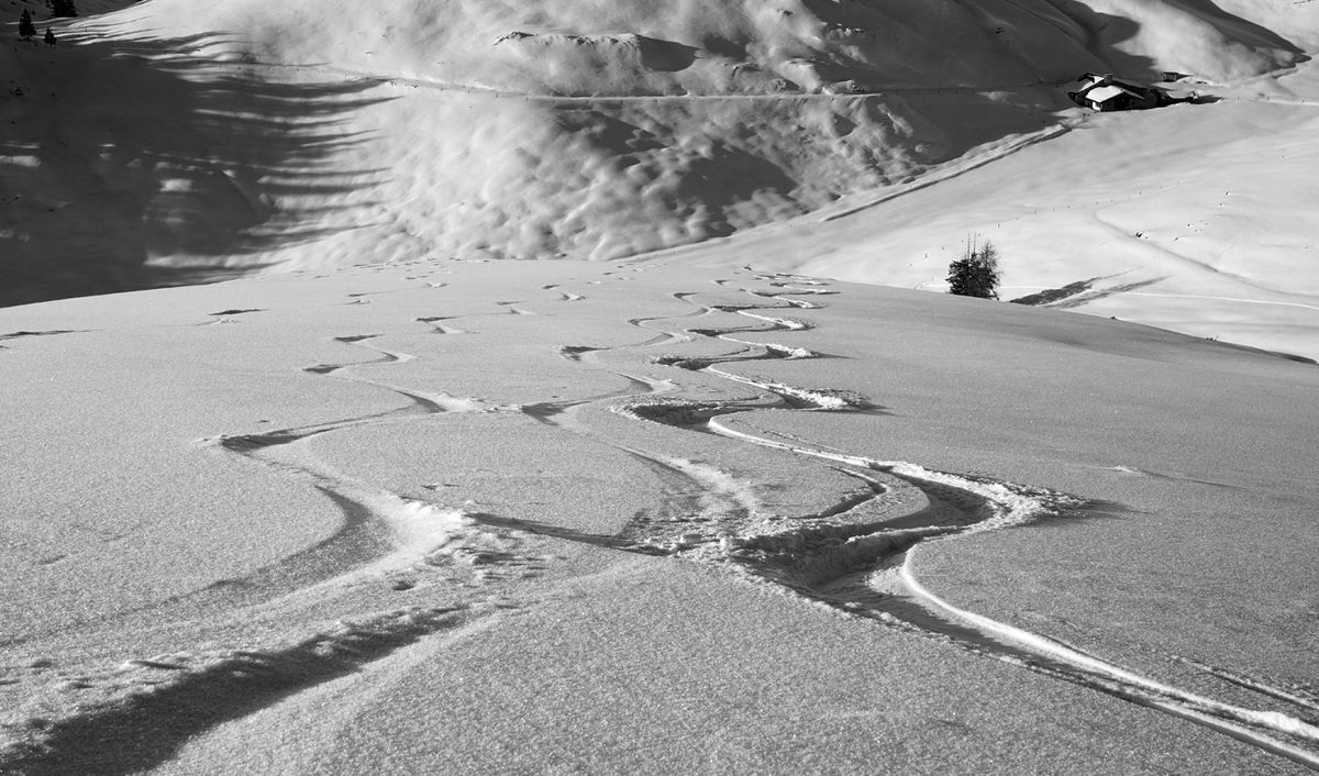 Linien im Schnee.......