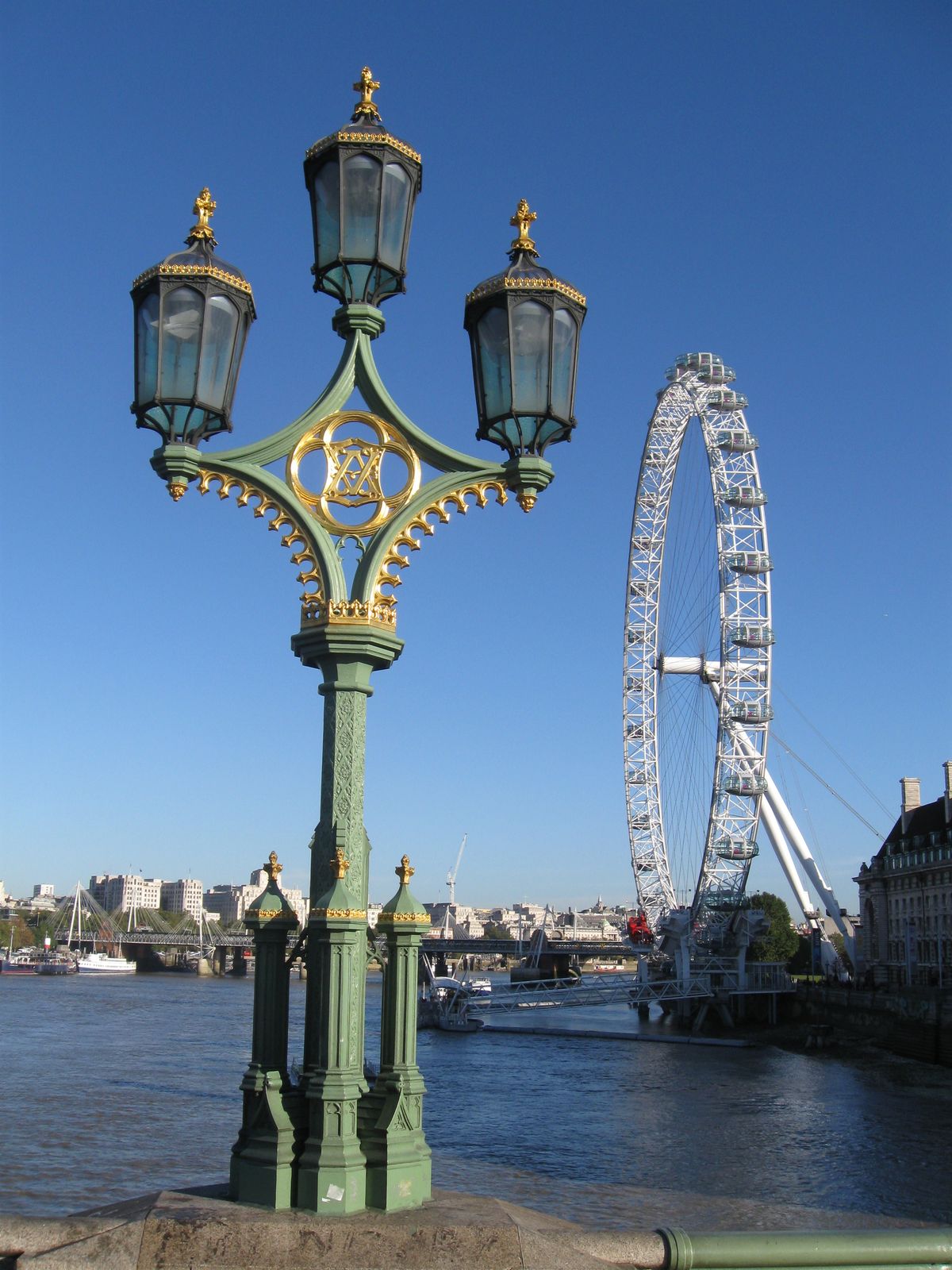 London, Blick auf das "London Eye"